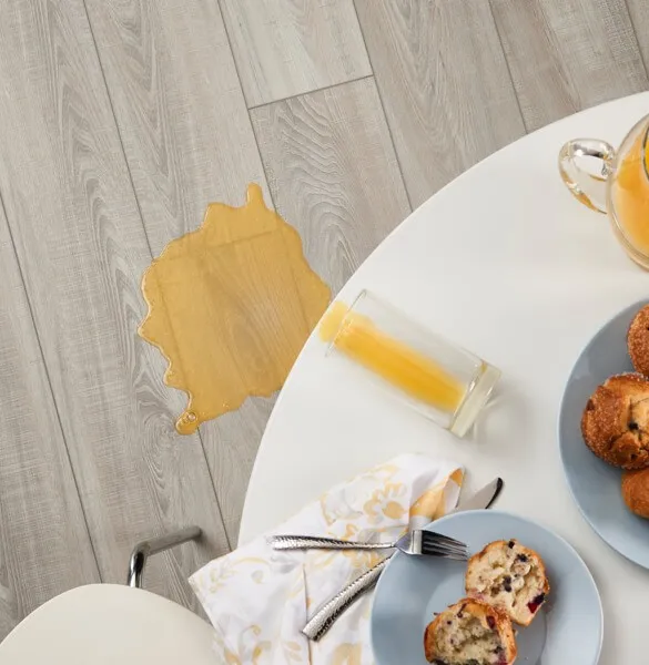 Vinyl Juice Spills | Georgia Flooring
